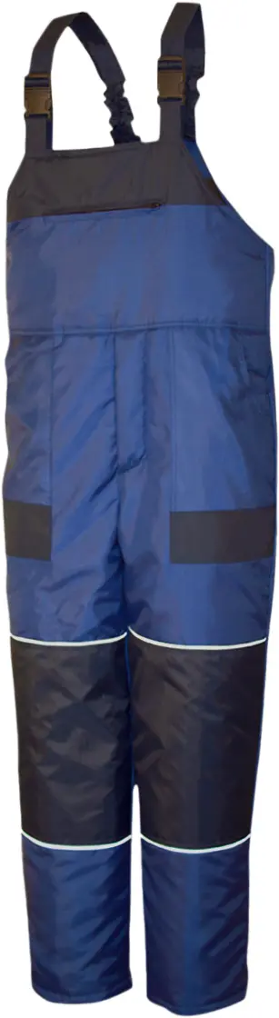 Утеплений напівкомбінезон з тканини Оксфорд блакитного кольору