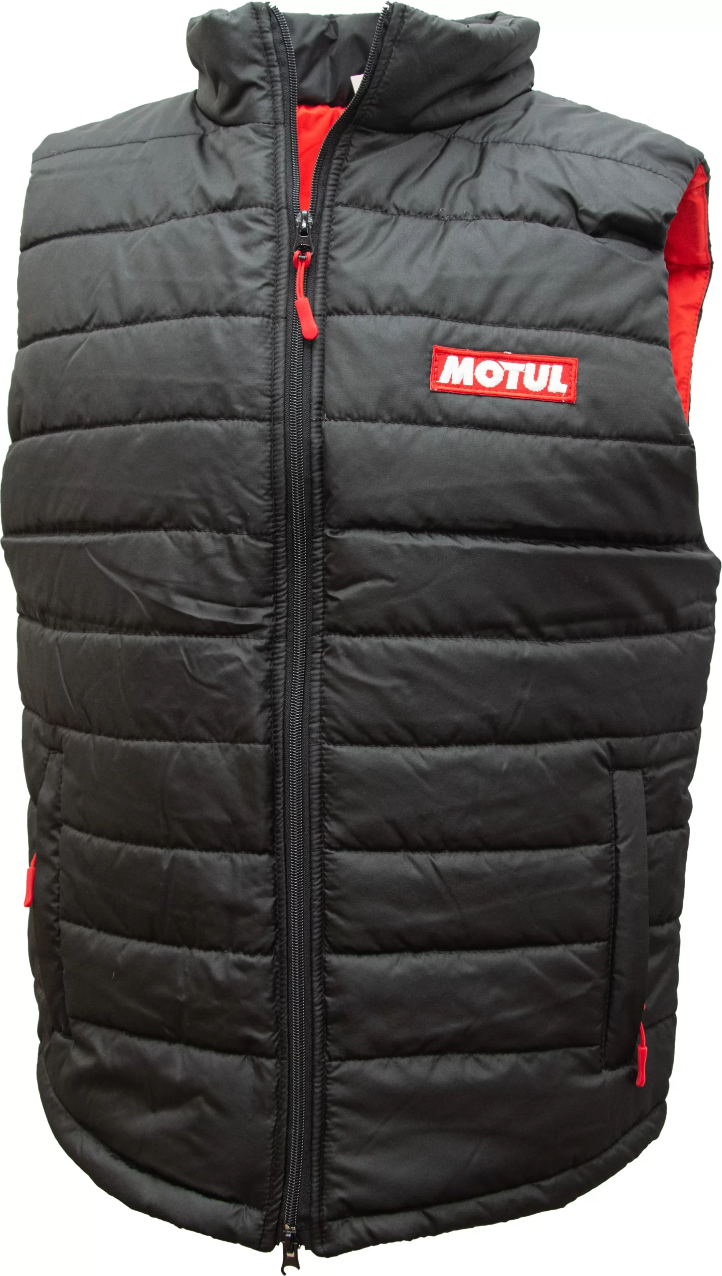 zhylet-motul-robotchiy Утеплений робочий жилет Прем’єр чорний з червоним